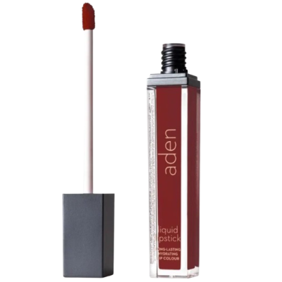 Рідка матова помада Aden Liquid Lipstick №23 Currant Чорна смородина 7 мл