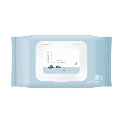 Очищувальні серветки з морською водою ROUND LAB 1025 Dokdo Cleansing Tissue 30 шт