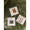 Набір заколок для волосся MY HEART Barrette Clips Black Чорна грація 2 шт