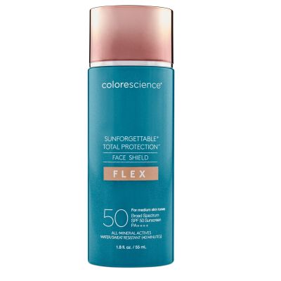 Сонцезахисний крем з адаптивними пігментами Colorescience Face Shield Flex SPF 50 Medium 55 мл Сонцезахисний крем з адаптивними пігментами Colorescience Face Shield Flex SPF 50 Medium 55 мл