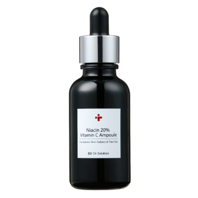 Ампула з Ніацинамідом 20% та вітаміном С CU Skin Dr.Solution Niacin 30 мл Ампула з Ніацинамідом 20% та вітаміном С CU Skin Dr.Solution Niacin 30 мл