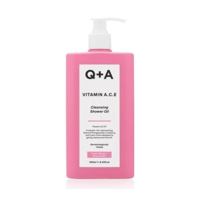 (Уцінка) Вітамінізована олія для душу Q+A Vitamin A.C.E Cleansing Shower Oil 250ml