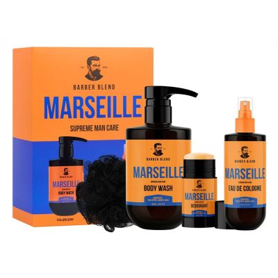 Подарунковий набір для чоловіків BARBER BLEND Marseille Подарунковий набір для чоловіків BARBER BLEND Marseille