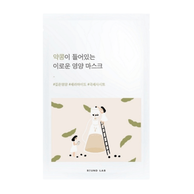 Поживна тканинна маска з екстрактом чорних соєвих бобів ROUND LAB Soybean Nourishing Mask Sheet 27 мл