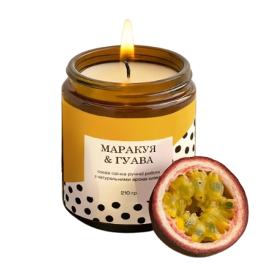 Свічка Lychee Маракуя та Гуава Свічка Lychee Маракуя та Гуава