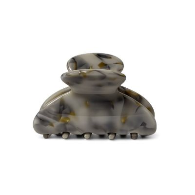 Міні крабик для волосся "Срібний мармур" MY HEART - Silver Marble Міні крабик для волосся "Срібний мармур" MY HEART - Silver Marble