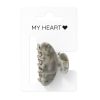 Міні крабик для волосся "Срібний мармур" MY HEART - Silver Marble Міні крабик для волосся "Срібний мармур" MY HEART - Silver Marble